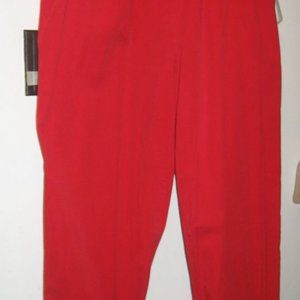 vintage Northern Reflections red cotton pants